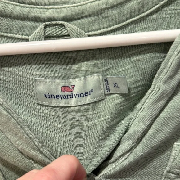 Women's Vineyard Vines Long-Sleeve Polo (Green) XL - Picture 3 of 3